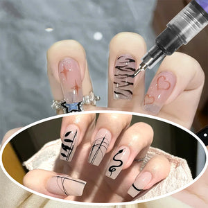 Nail Painting Pen #06 Black 0.5mm Head