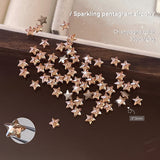30pcs Sparkling Star Zircon Nail Decoration