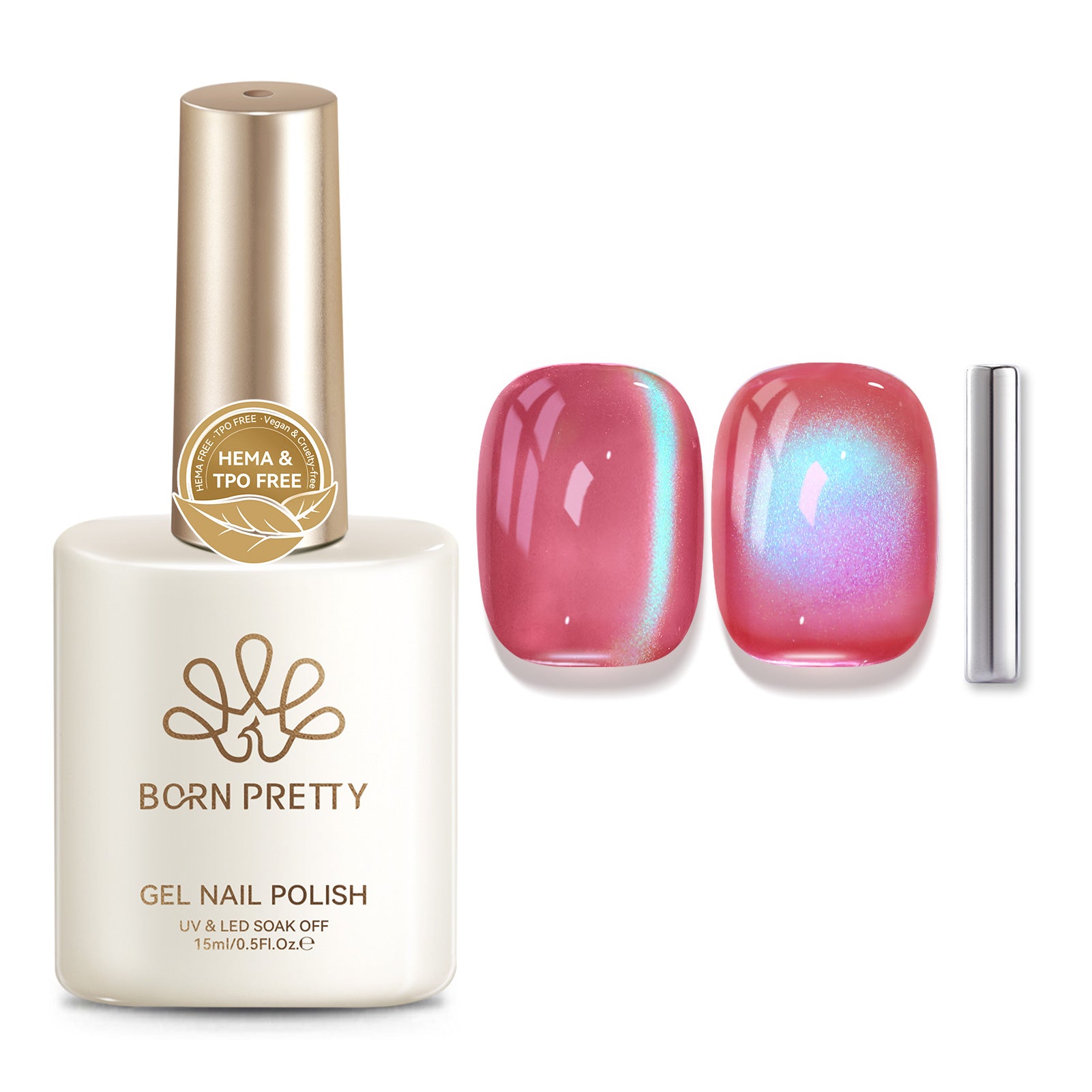 Colored Cat Magnetic Gel MY433 Summer Light 15ml HEMA/TPO FREE