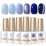 6 Colors Jelly Gel Polish Set 7ml
