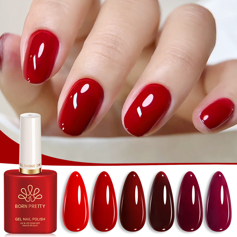 Red Collection Color Nail Gel 15ml HEMA/TPO FREE
