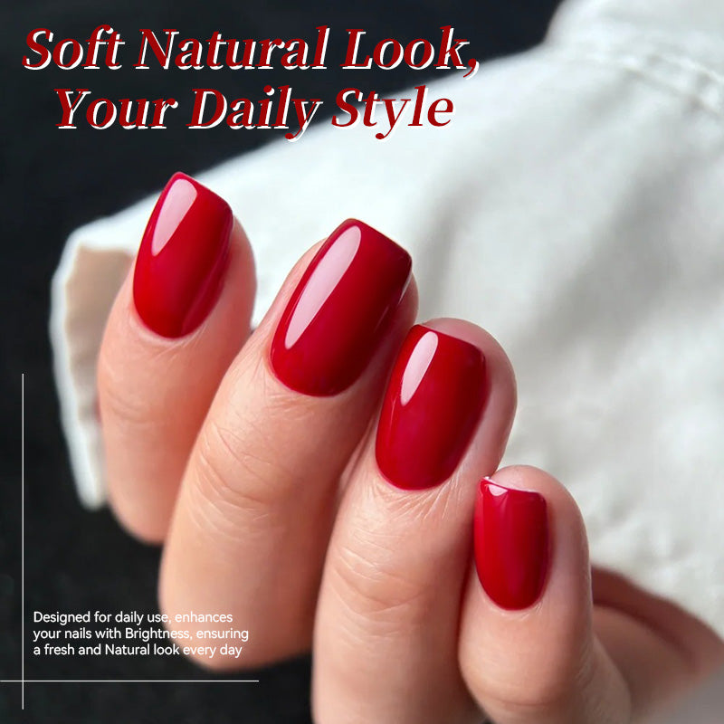 6 Colors Red Collection Color Nail Gel 15ml HEMA/TPO FREE