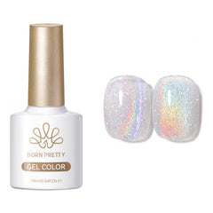 Reflective Cat Magnetic Gel MY495 Fantastic White 10ml Gel Nail Polish BORN PRETTY 