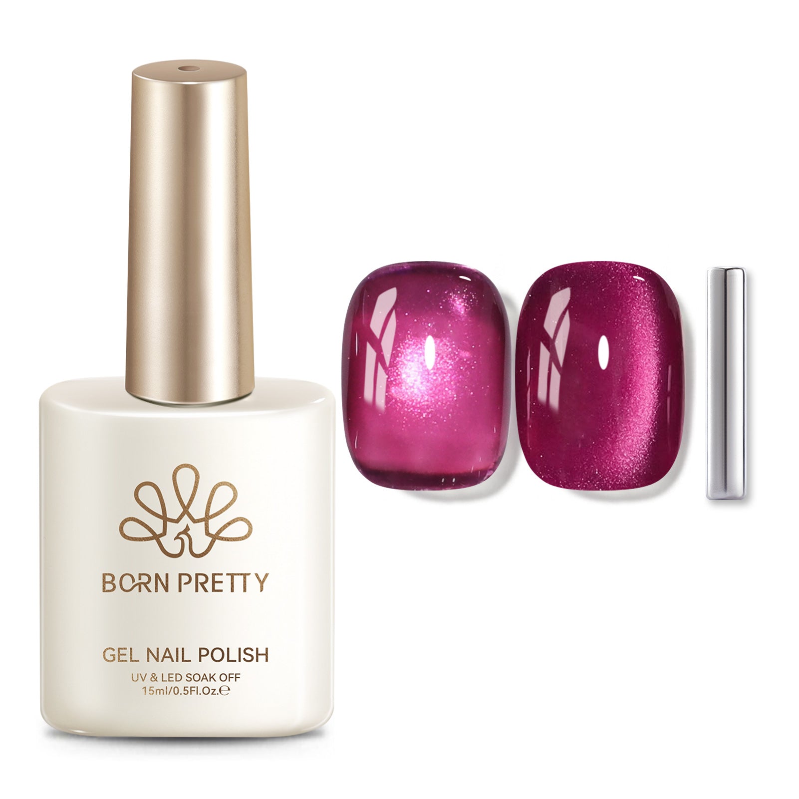 Glass Cat Magnetic Gel MY498 Raspberry 15ml