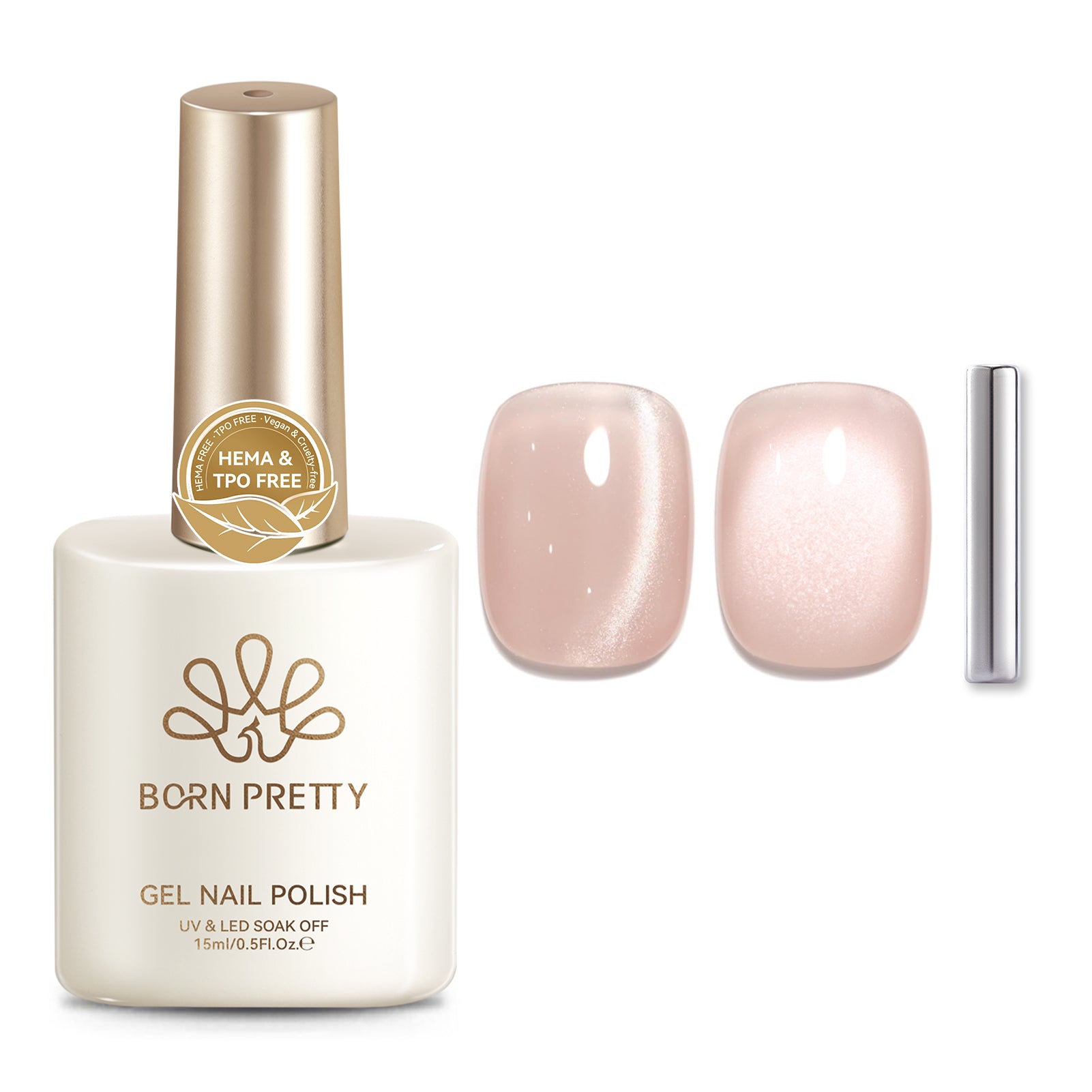 Glass Cat Magnetic Gel MY500 Dream Nude 15ml HEMA/TPO FREE