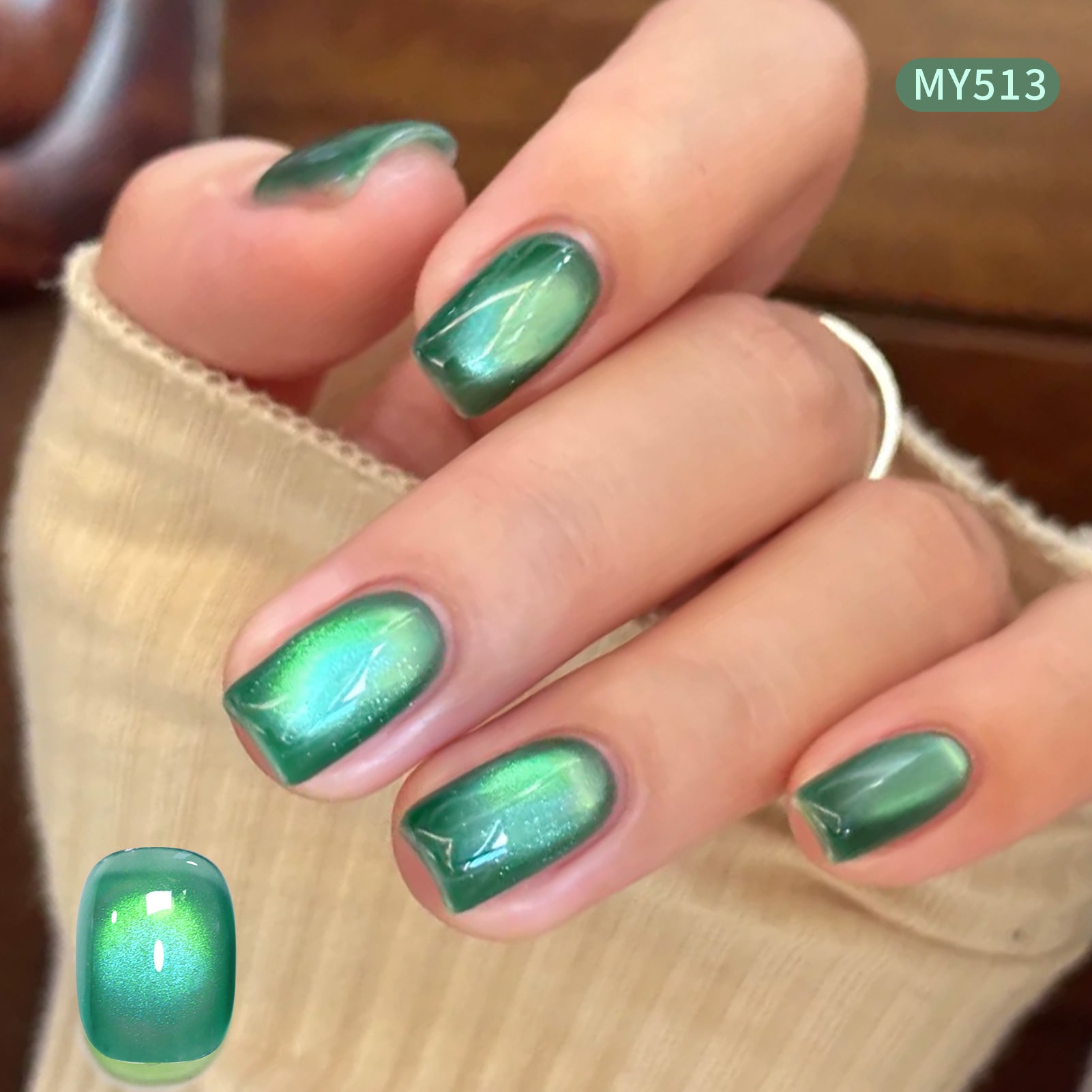 6 Colors Colored Cat Magnetic Gel M63 Aletau 7ml HEMA/TPO FREE