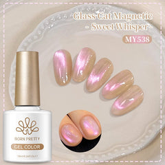 Glass Cat Magnetic Gel Sweet Whisper 10ml Gel Nail Polish BORN PRETTY MY538 