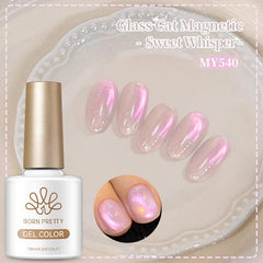Glass Cat Magnetic Gel Sweet Whisper 10ml Gel Nail Polish BORN PRETTY MY540 