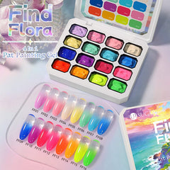 16 Colors 4 In 1 Pat Painting Gel Fairy Brier Gel Nail Polish UR SUGAR 