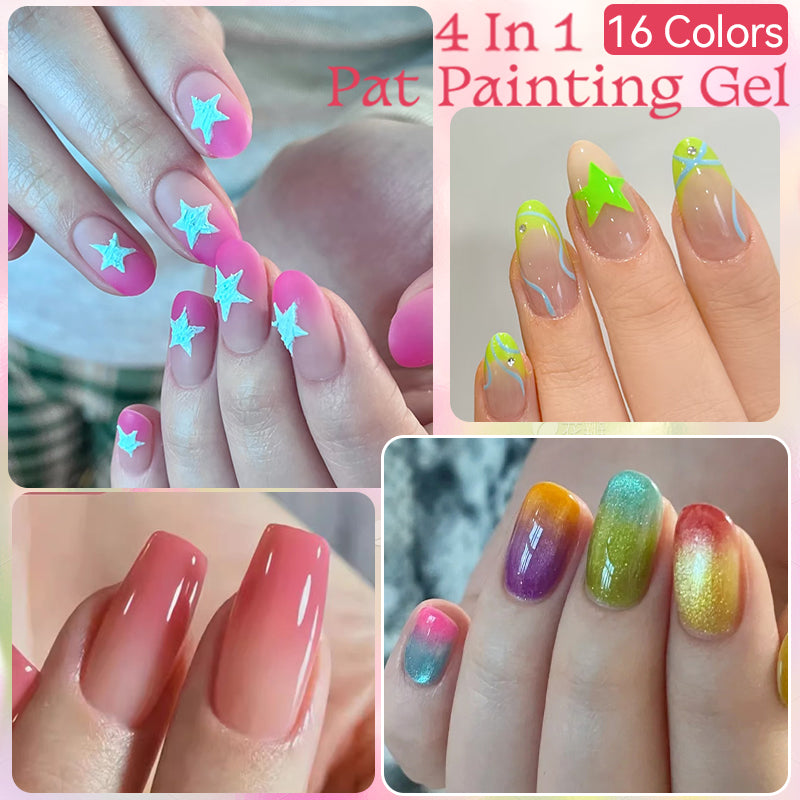 16 Colors 4 In 1 Pat Painting Gel Find Flora