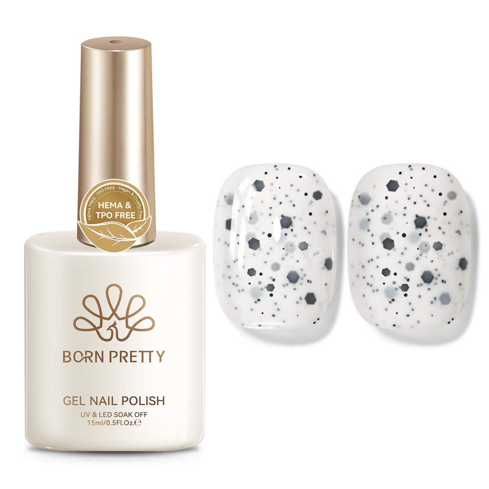 Sequins Jelly Gel TS31 Cream Topping 15ml HEMA/TPO FREE