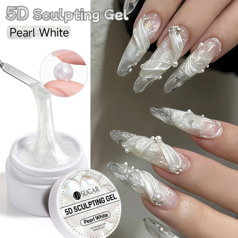 5D Sculpting Gel Pearl White 15ml