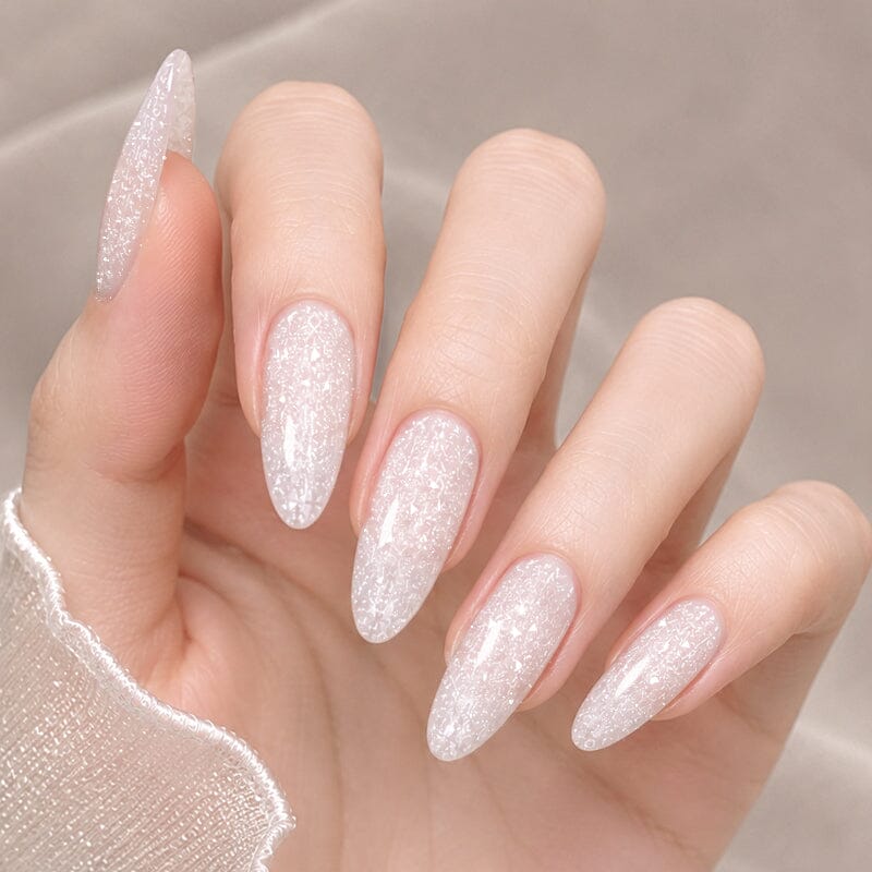 Jelly Gel TS34 Fluttering Flakes 10ml Gel Nail Polish BORN PRETTY 