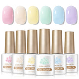 6 Colors Jelly Gel Polish Set 7ml