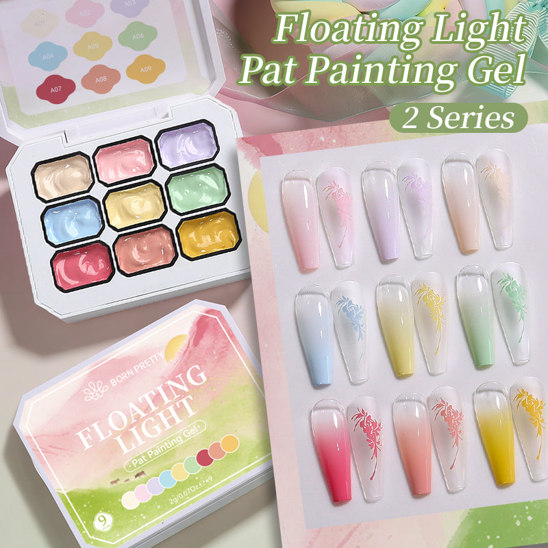 9 Grids Pat Painting Gel Floating Light