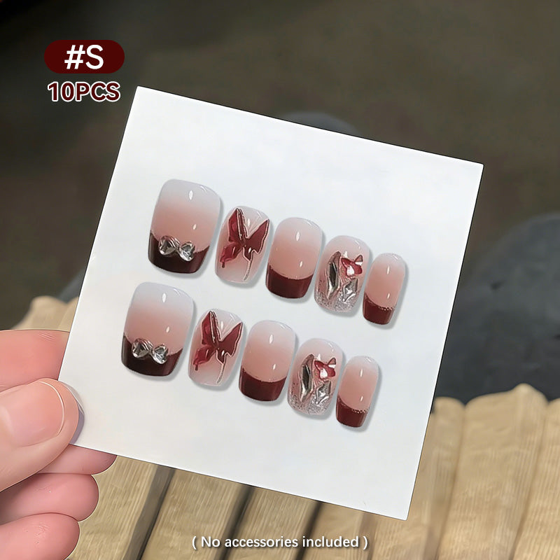 10pcs Press on Nails #13 S402 Size S