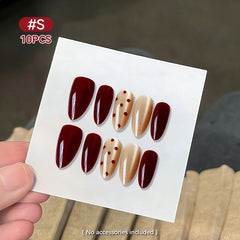 10pcs Press on Nails #07 SG-259 Size S