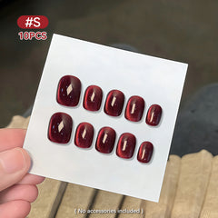 10pcs Press on Nails #08 SG-249 Size S