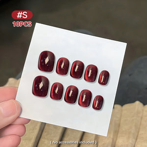 10pcs Press on Nails #08 SG-249 Size S