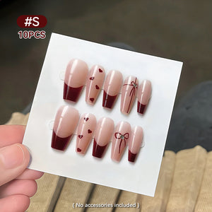 10pcs Press on Nails #09 SG-263 Size S