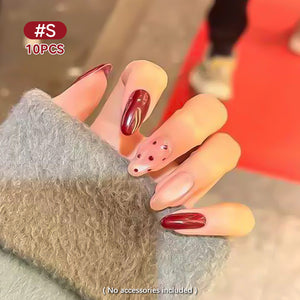 10pcs Press on Nails #07 SG-259 Size S