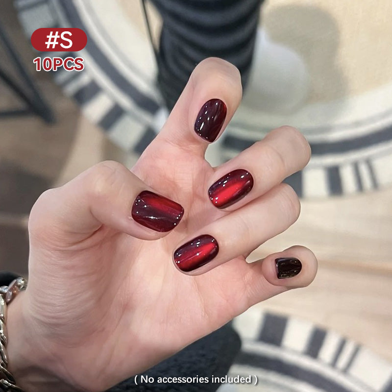 10pcs Press on Nails #08 SG-249 Size S