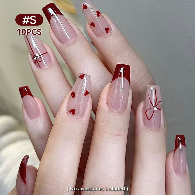 10pcs Press on Nails #09 SG-263 Size S