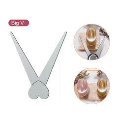 Metal Plate #01 Heart Shaped French Cat Magnetic Auxiliary Tool