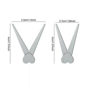 Metal Plate #02 Heart Shaped French Cat Magnetic Auxiliary Tool