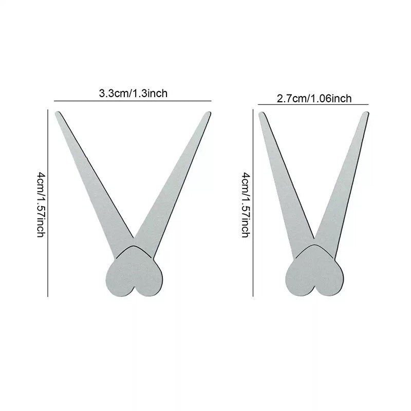 Metal Plate #02 Heart Shaped French Cat Magnetic Auxiliary Tool