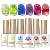 6 Colors Jelly Gel Polish Set 7ml