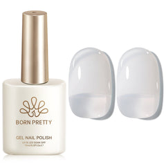 Jelly Gel Polish TS01~TS71 15ml Gel Nail Polish BORN PRETTY TS55 White Aura 