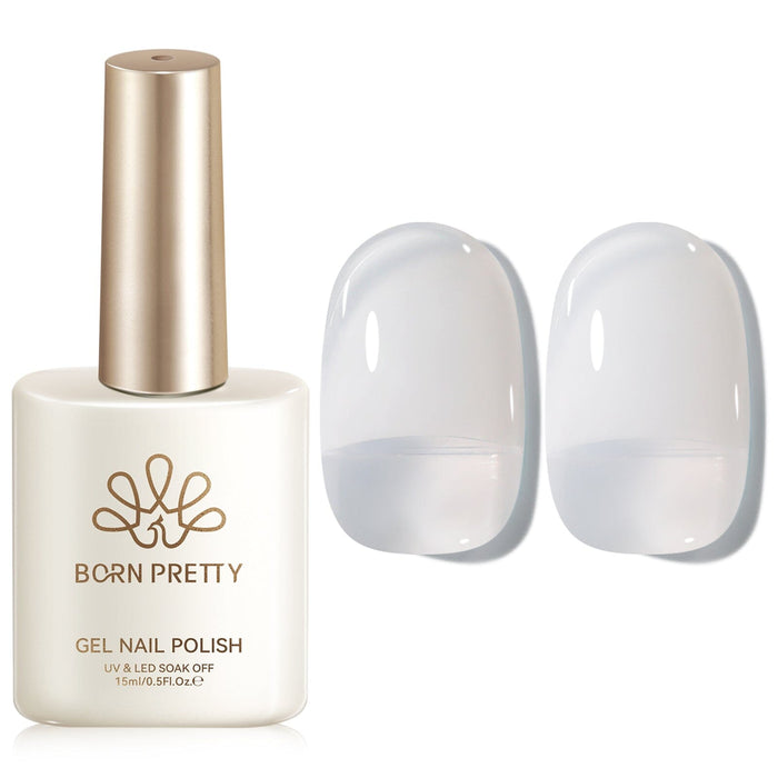 Jelly Gel Polish TS01~TS71 15ml Gel Nail Polish BORN PRETTY TS55 White Aura 