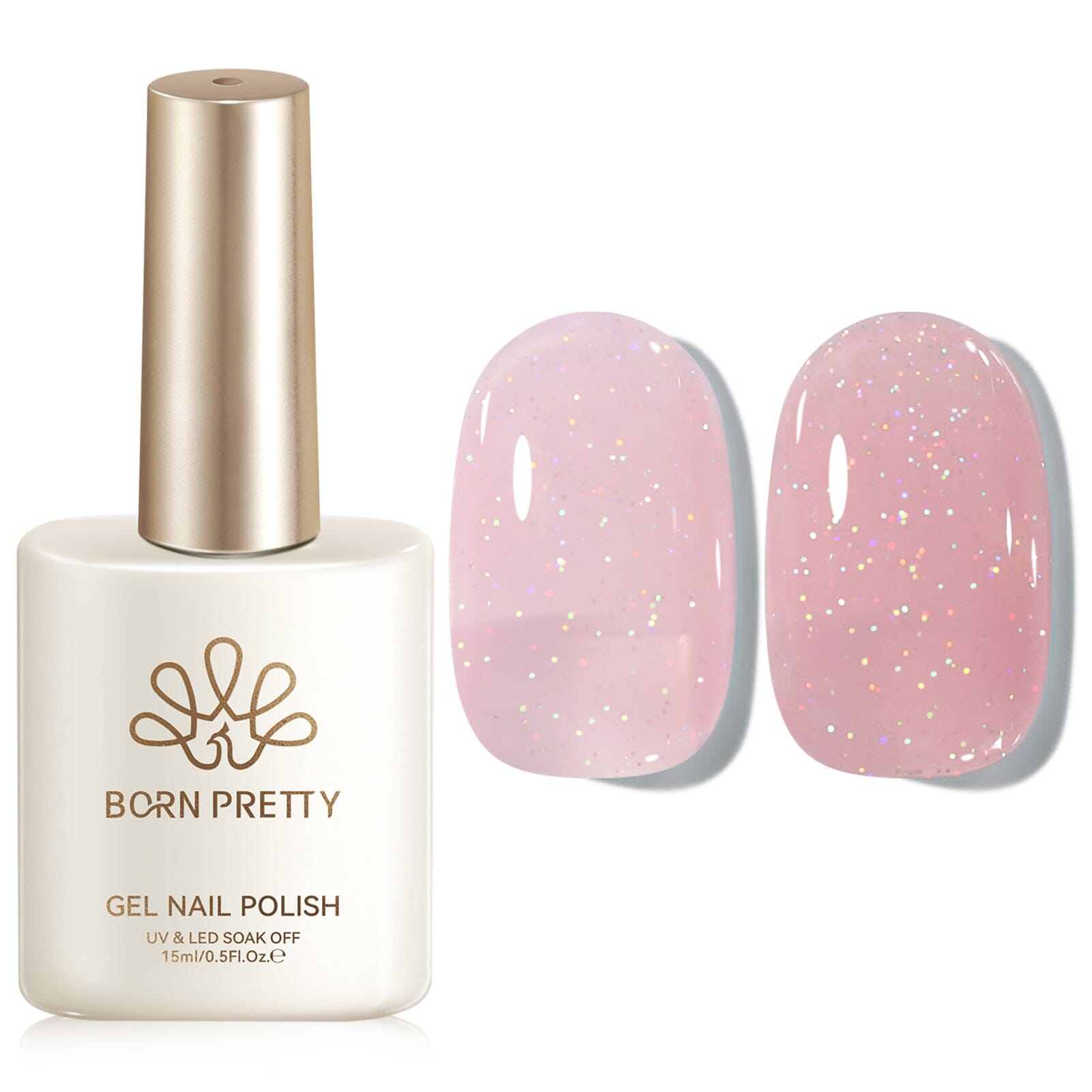 Jelly Gel Polish TS01~TS71 15ml Gel Nail Polish BORN PRETTY TS53 Rose Glow 