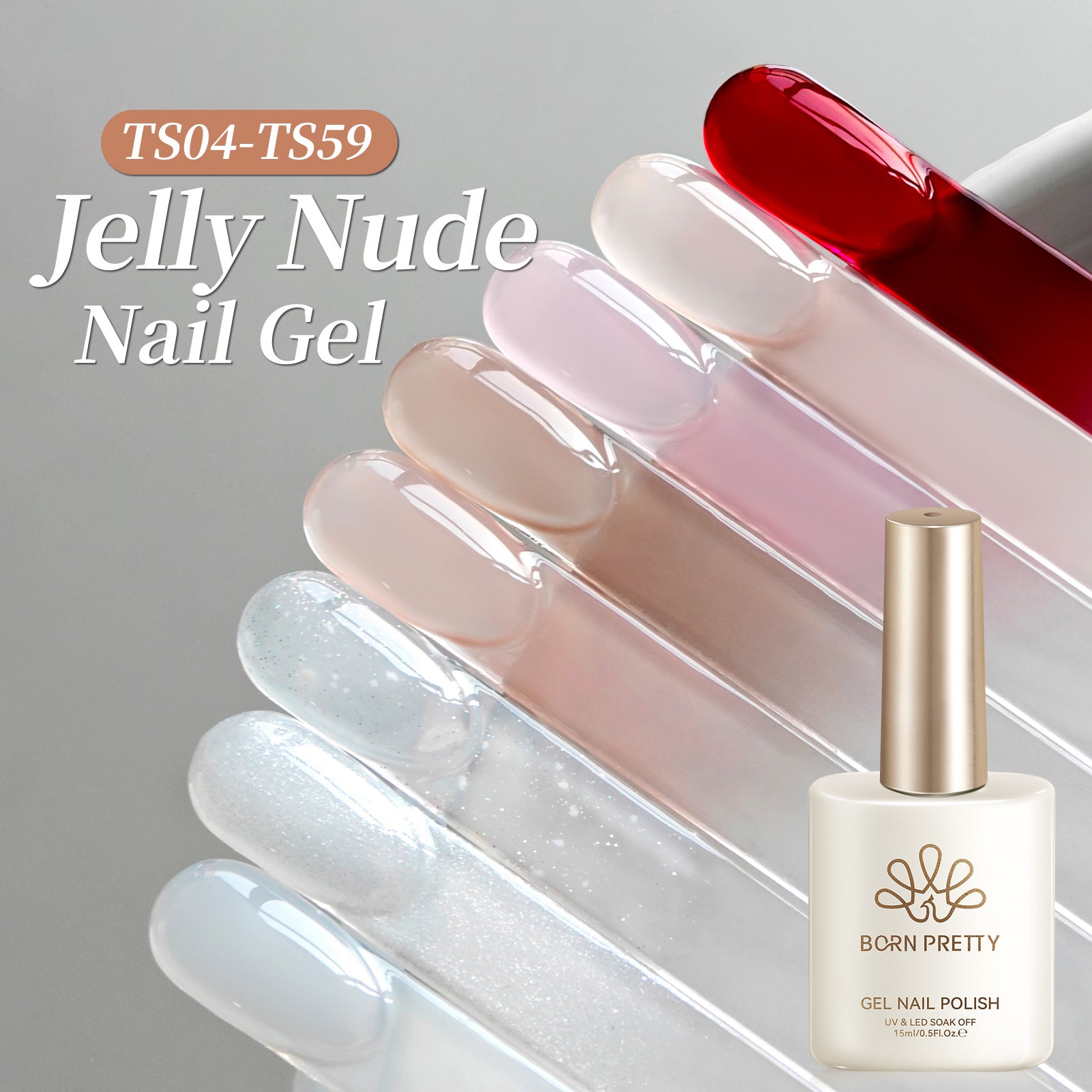 Jelly Gel Polish TS39~TS59 15ml