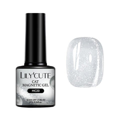 Glass Cat Magnetic Gel MC20 7ml Gel Nail Polish LILYCUTE 