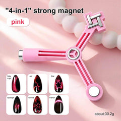 Cat Magnet & Auxiliary Tools Tools & Accessories No Brand Pink 4 in 1 Magnet 