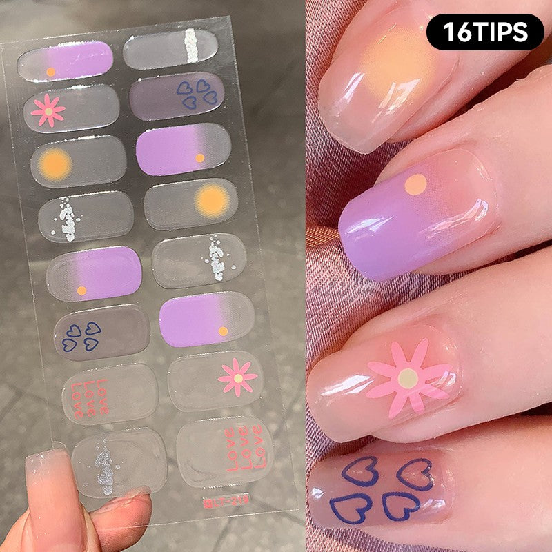 16 Tips Full Cover Nail Sticker LT-219