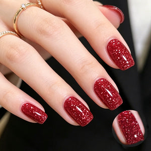 Reflective Glitter Gel SZ55 Scarlet Flame 10ml