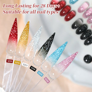 Reflective Glitter Gel SZ56 Liquid Gold 10ml