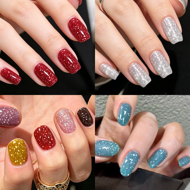 Reflective Glitter Gel SZ56 Liquid Gold 10ml