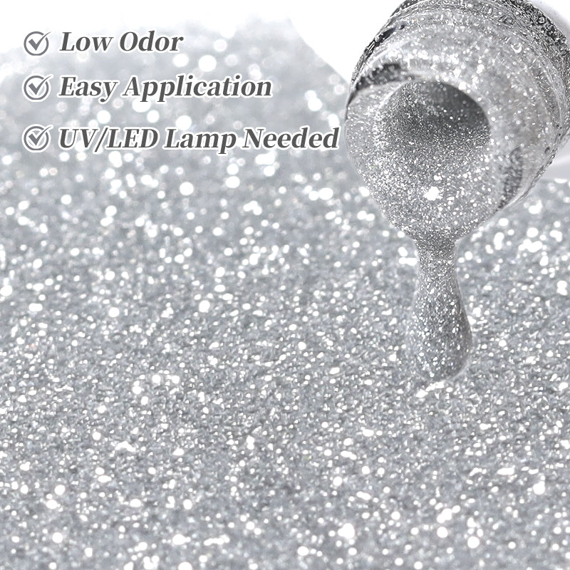 Reflective Glitter Gel SZ56 Liquid Gold 10ml
