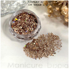Ultra Sparkly Mixed Shape Polygonal Nail Sequins #04