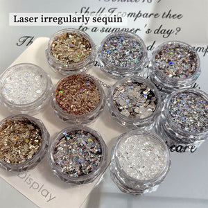 Ultra Sparkly Mixed Shape Polygonal Nail Sequins #04