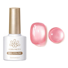 Glass Cat Magnetic Gel MY547 Pink Garden 10ml Gel Nail Polish BORN PRETTY 