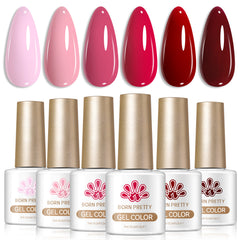 6 Colors Gel Set S61 Sinful Blush 7ml
