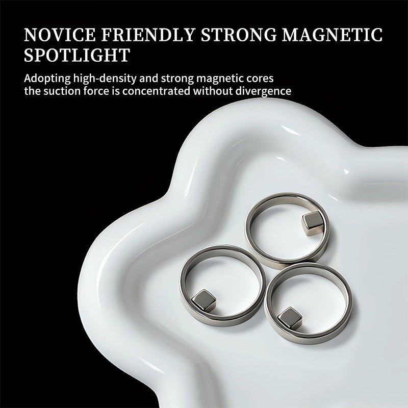 Hollow Cat Magnetic Ring & Square Magnet