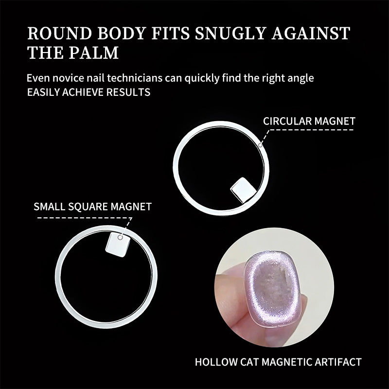 Hollow Cat Magnetic Ring & Square Magnet