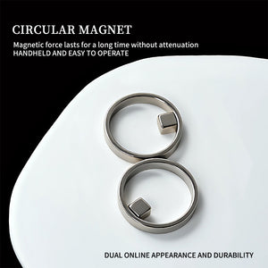 Hollow Cat Magnetic Ring & Square Magnet