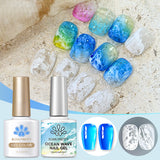 Ocean Wave Nail Gel Set 10ml